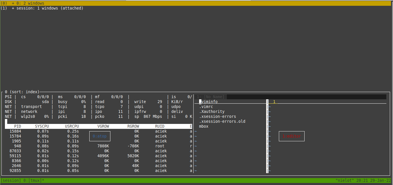 Tmux2 tmux2